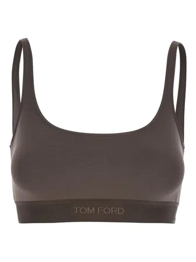Tom Ford Signature Stretch Bralette With Elasticated Band Clothing