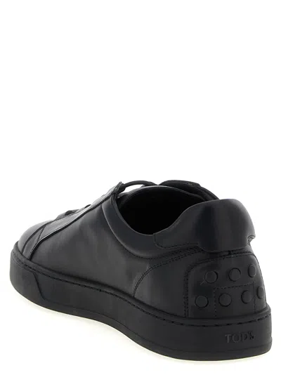 Tod's Sportivo Sneakers Black In Animal Print