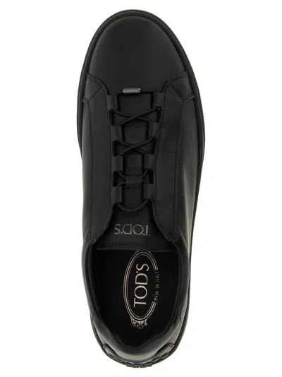 Tod's Sportivo Sneakers Black In Animal Print
