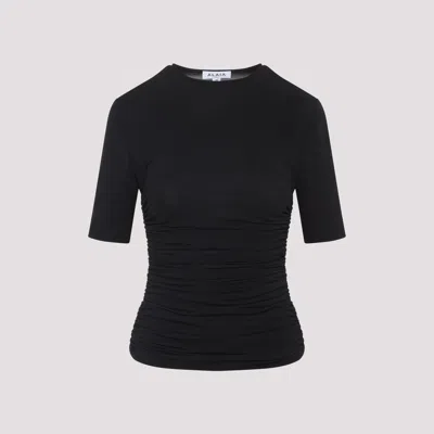 Alaïa Alaia Pleats T-shirt In Black