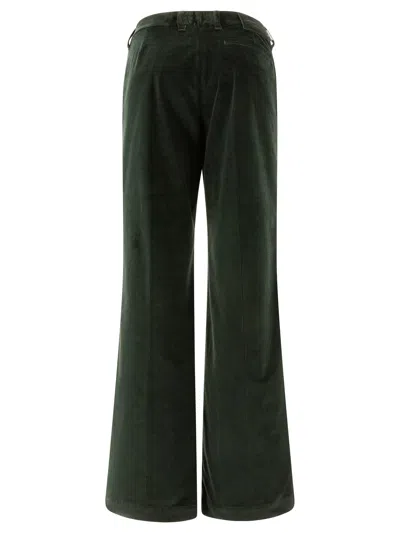 Jacob Cohen Taylor Corduroy Trousers In Green