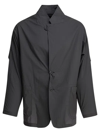Daiwa Pier39 Button-fastening Patch-pocket Jacket In Gray