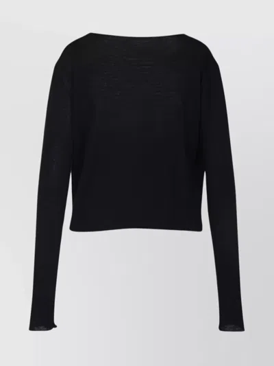 Alberta Ferretti Alberta Ferreti Virgin Wool Sweater In Black