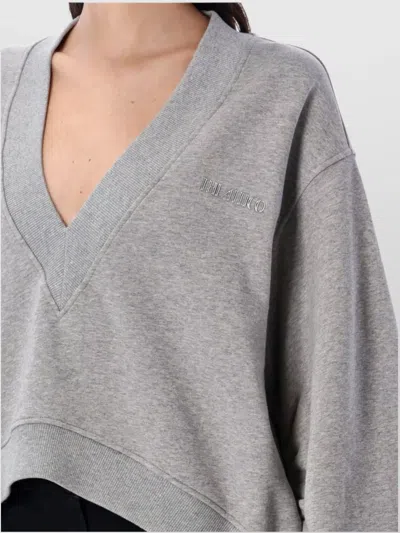 Attico Sweatshirt In Black