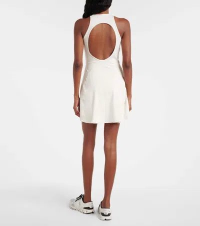 Adidas By Stella Mccartney Truepurpose Minidress In Sand