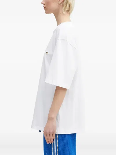 Fiorucci Embroidered-angel T-shirt In White