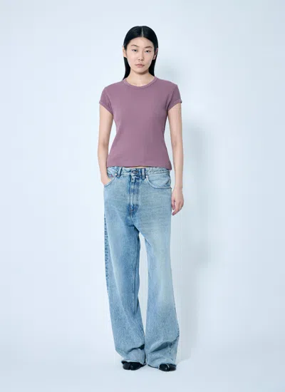 Acne Studios Women Thermal T-shirt In Purple