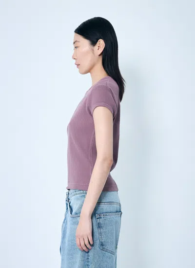 Acne Studios Women Thermal T-shirt In Purple