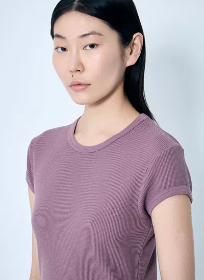 Acne Studios Women Thermal T-shirt In Purple