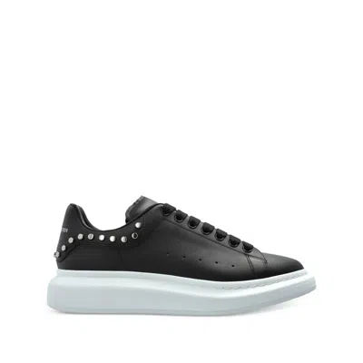 Alexander Mcqueen Studded Oversize Sneakers In Black