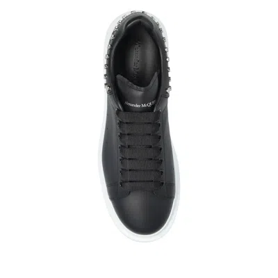 Alexander Mcqueen Studded Oversize Sneakers In Black