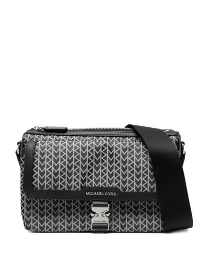 Michael Kors Eli Messenger Bag In Black