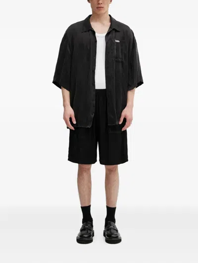 Aries Ancient Column Shorts In Black