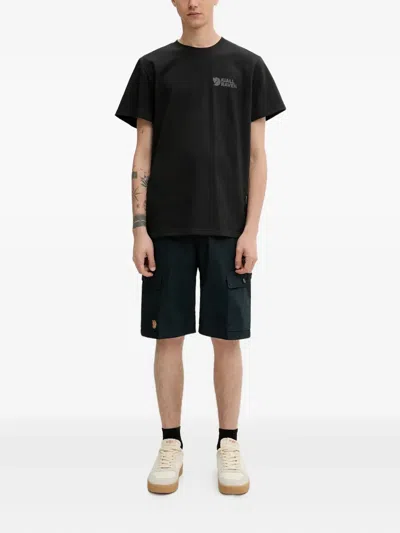 Fjall Raven Patch-pocket Shorts In Black