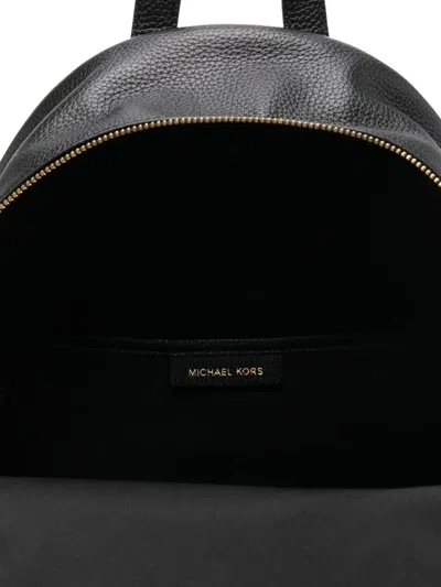Michael Kors Large Tanner Backpack In Black