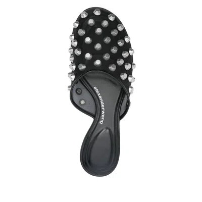 Alexander Wang Rhodes Slippers In Black