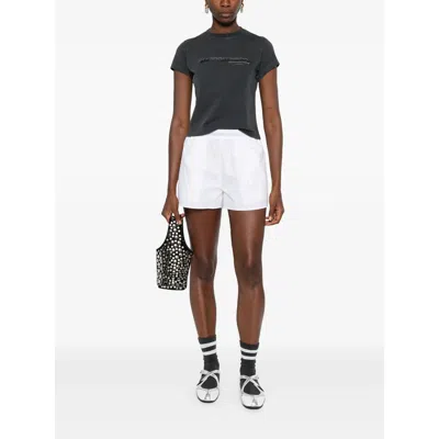 Alexander Wang T-shirt With Logo In Gray