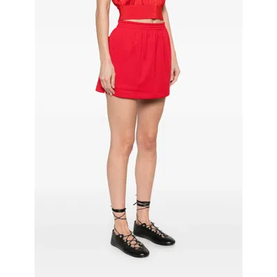 Alexander Wang Polyester Skirts In Red