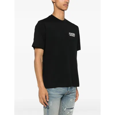 Amiri Tshirt Con Logo In Black