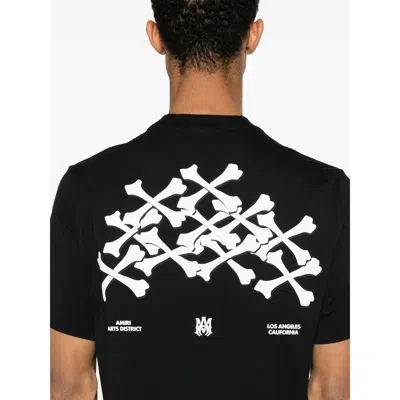 Amiri Tshirt Con Logo In Black