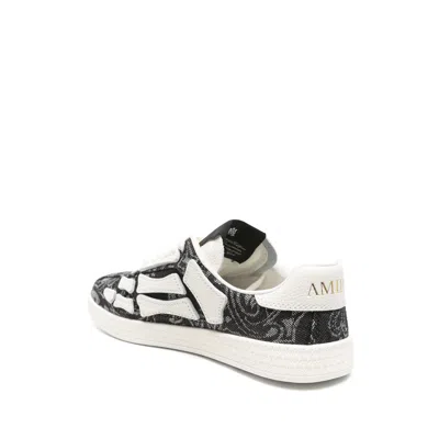 Amiri Leather Sneakers In Black