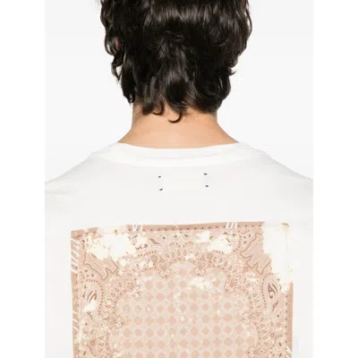 Amiri Bleach Bandana Patch Tee In White