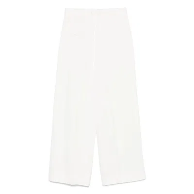 Ann Demeulemeester Multi-pocket Casual Pants In White