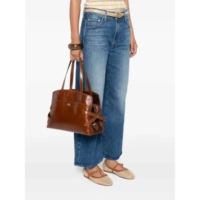 Anya Hindmarch Top Handle Shoulder Bag In Brown