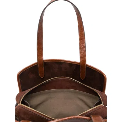 Anya Hindmarch Top Handle Shoulder Bag In Brown