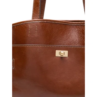 Anya Hindmarch Top Handle Shoulder Bag In Brown