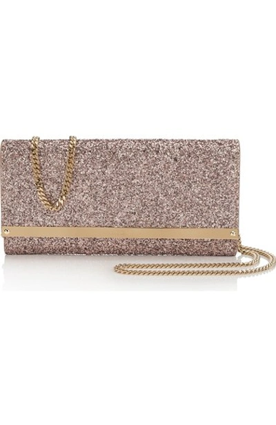 Jimmy Choo Milla Coarse Glitter Clutch