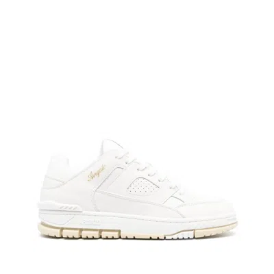 Axel Arigato White Leather Perforated Sneakers In White