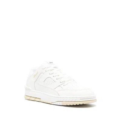 Axel Arigato White Leather Perforated Sneakers In White