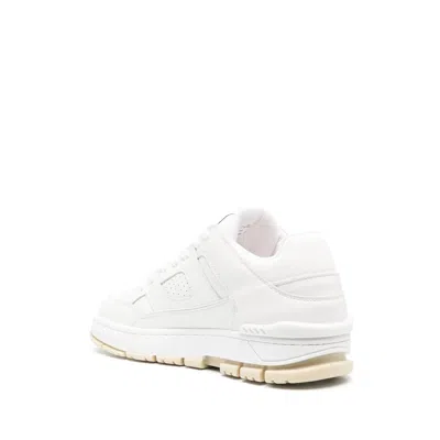 Axel Arigato White Leather Perforated Sneakers In White
