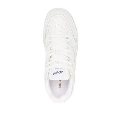 Axel Arigato White Leather Perforated Sneakers In White