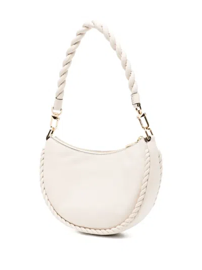 Michael Kors Kyla Small Leather Convertible Pochette In Neutral