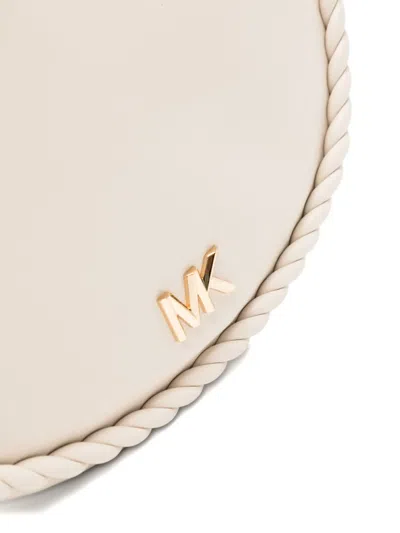 Michael Kors Kyla Small Leather Convertible Pochette In Neutral