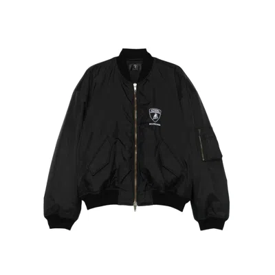 Balenciaga X Automobili Lamborghini Bomber Jacket In Black