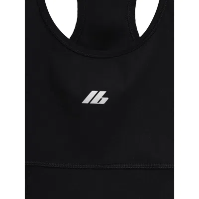 Balenciaga Activewear Sleeveless Top In Matt Nylon Blend In Black