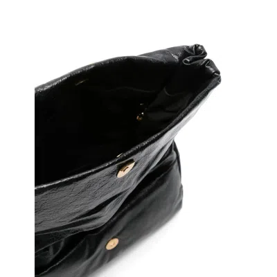 Balenciaga Shoulder Bags With Chain-link Strap And Metallic Hardware In Black