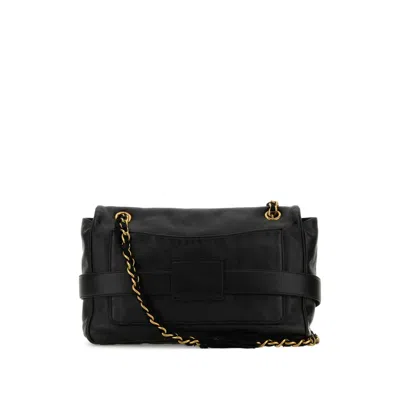 Balenciaga Modu Medium Flap Bag With Chain In Black