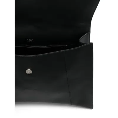 Balenciaga Large Hourglass Soft Tote Bag In Black