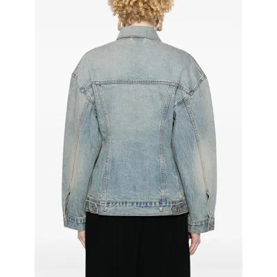Balenciaga Hourglass Jacket In Blue