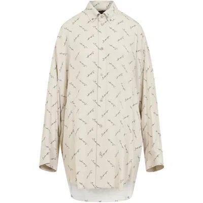 Balenciaga Stone Island 6100028 Sweatshirt In White