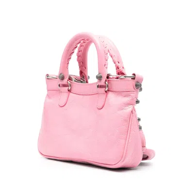 Balenciaga Borsa Tote Neo Cagole Piccola In Pink