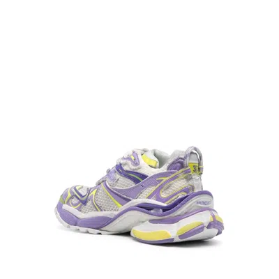 Balenciaga Runner 2 Lilac Yellow Polyurethane Sneakers In Purple
