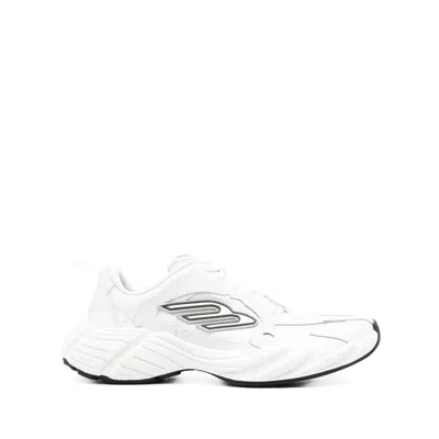 Balenciaga Monday Leather & Synthetic Sneakers In White