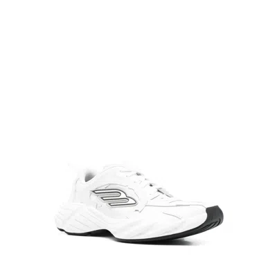Balenciaga Monday Leather & Synthetic Sneakers In White