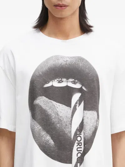 Fiorucci Graphic-print T-shirt In White
