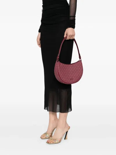 Michael Kors Shoulder Bags With Adjustable Strap And Top Handle In Red